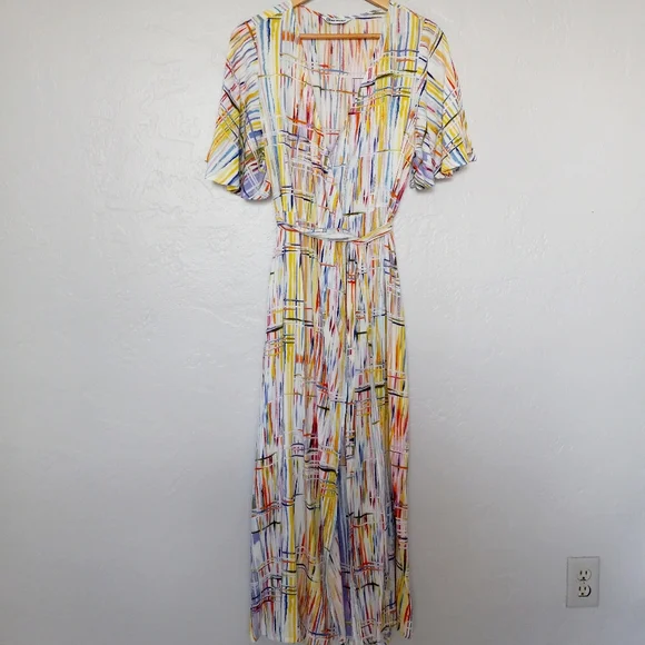 Jams World Viola Twist Adele Wrap Maxi Dress sz.L - Picture 2 of 16
